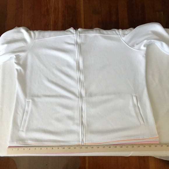 PEBBLE BEACH Golf Jacket Dry-Luxe Performance Zip Up White Women’s Size XXL 2X - Picture 14 of 16